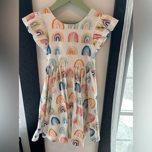 Bamboo Ruffle Sleeve dress